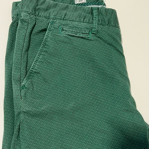 Hero Seven France Mens' Green Pattern Chino Pants 32 x 30 - Picture 4 of 15